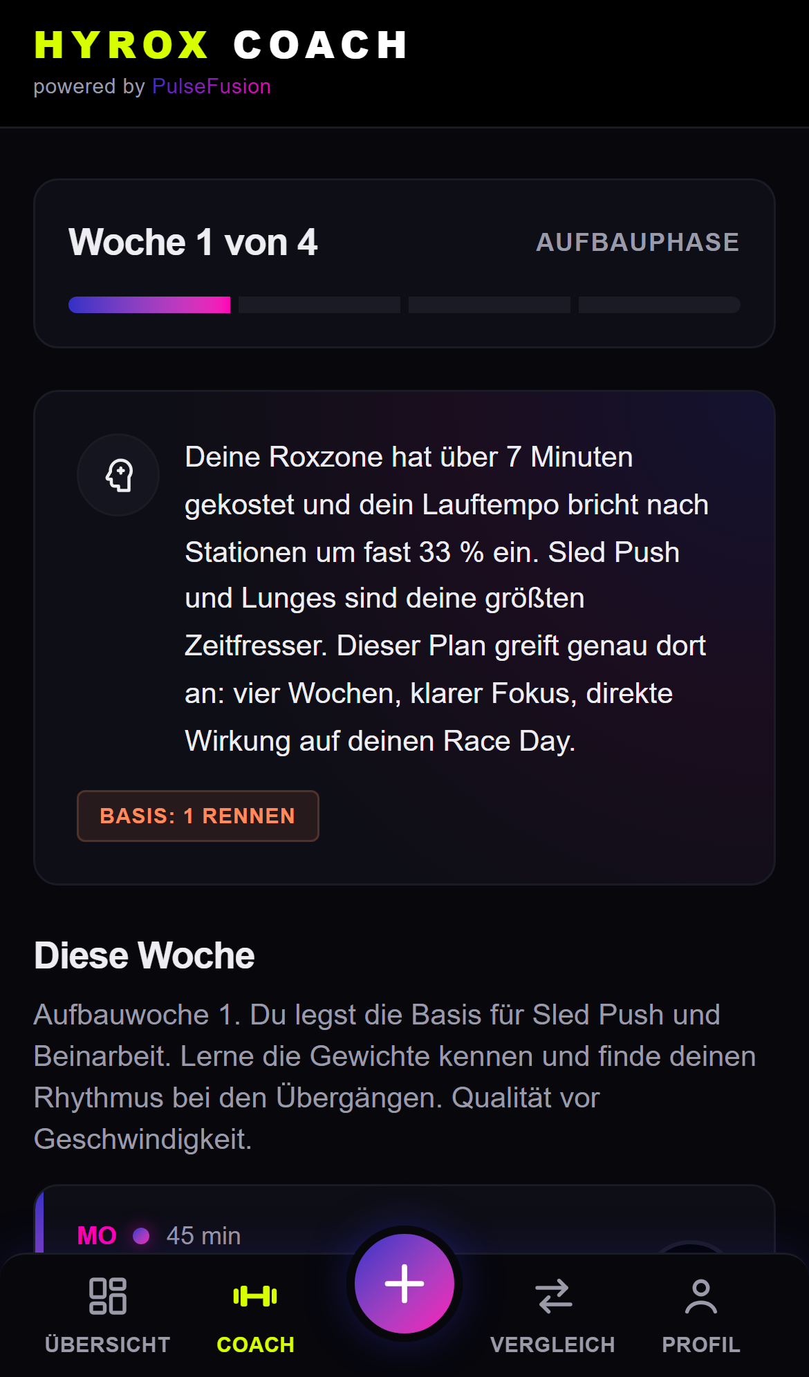 Wochenplan