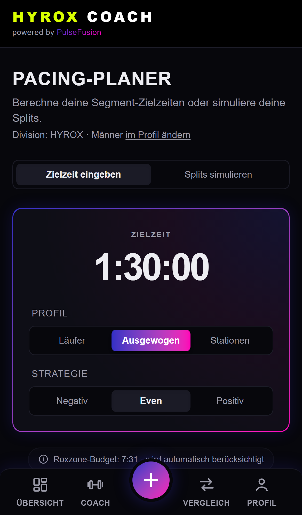 Renntag-Ziel